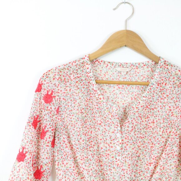 *Guess Floral Embroidered Blouse - Picture 4 of 8